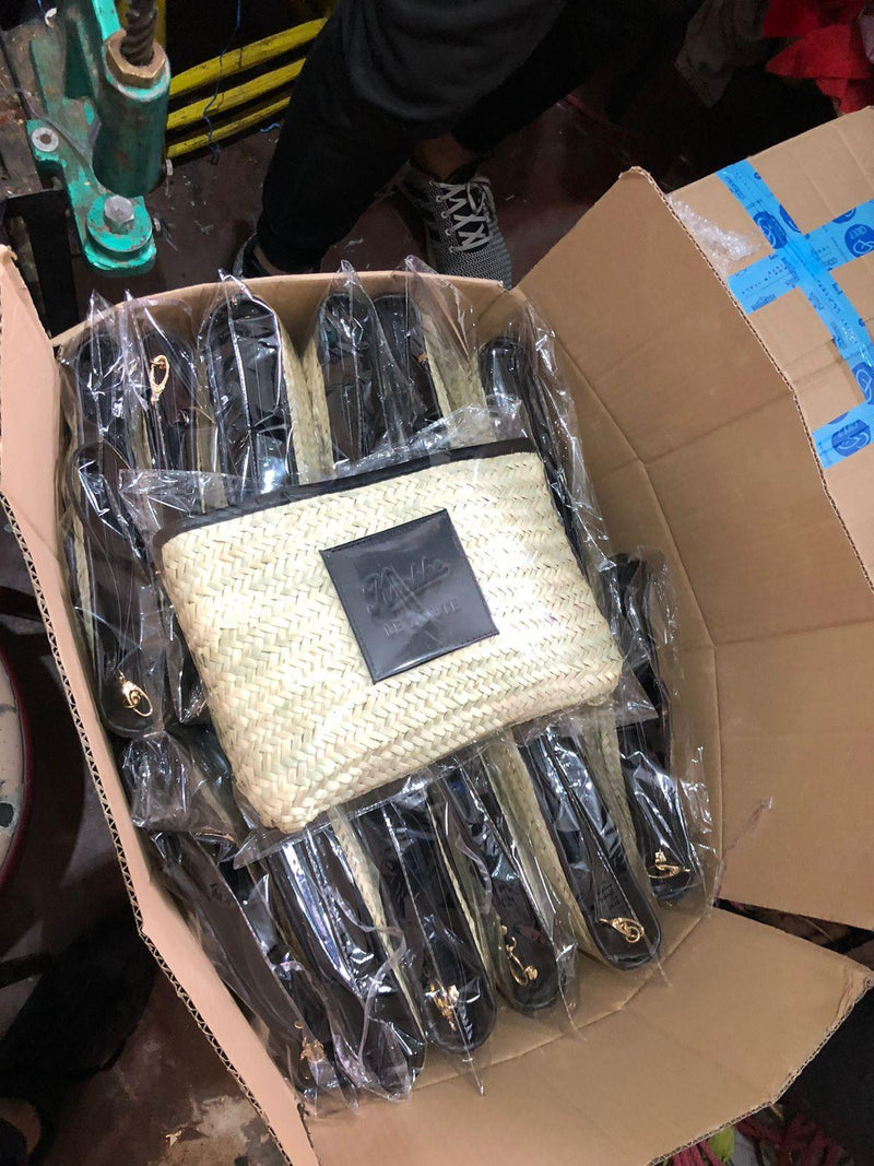 Private label tassen Knokke ingepakt voor transport